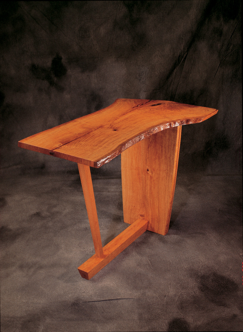 Most of the lumber used by George Nakashima was sawn from the log under his supervision.