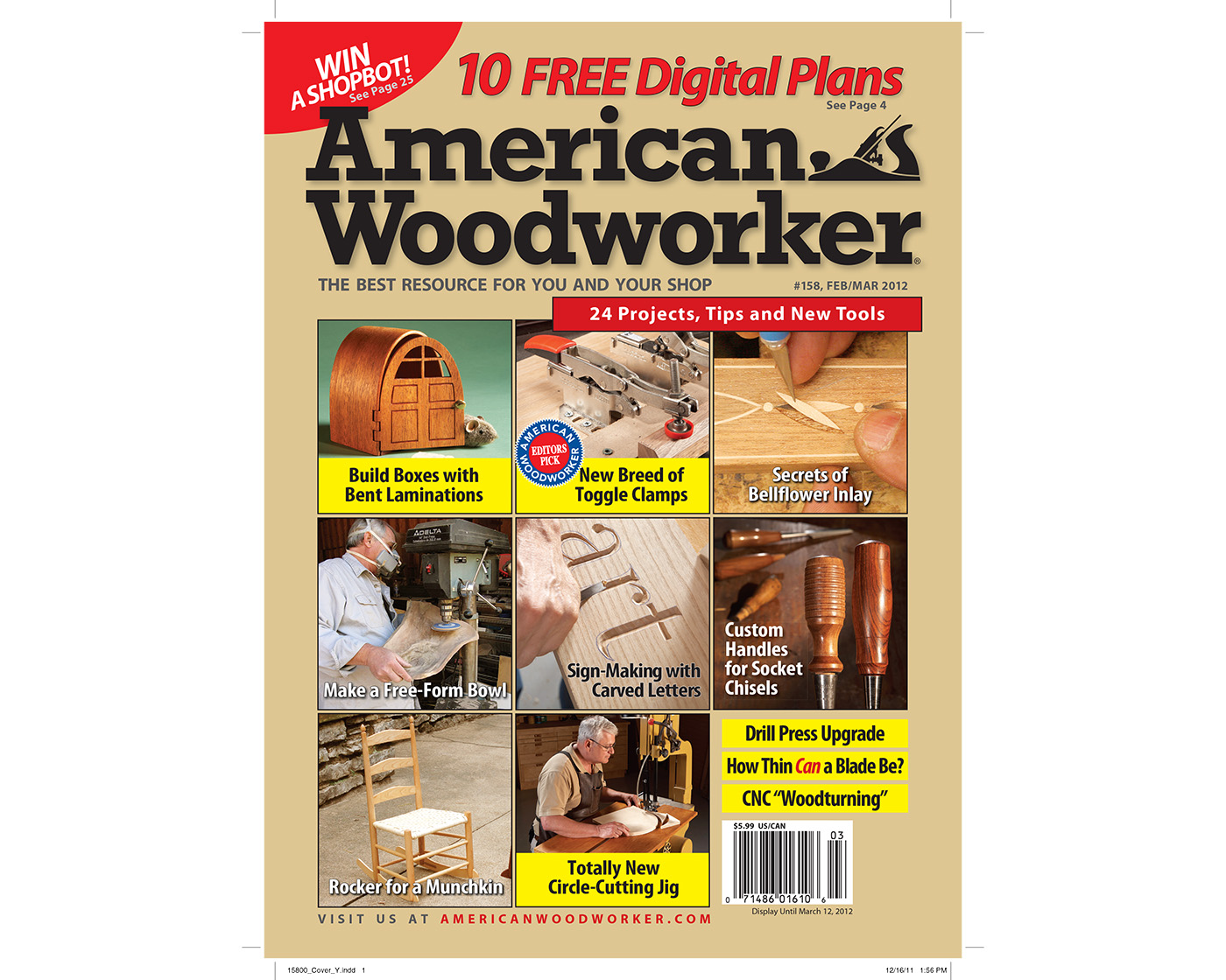 American Woodworker Web Extras #159 April/May 2012