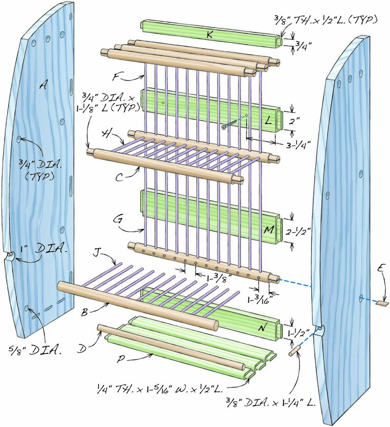 Pws Plate Rack Wall-Mount Plate Rack | Popular Woodworking