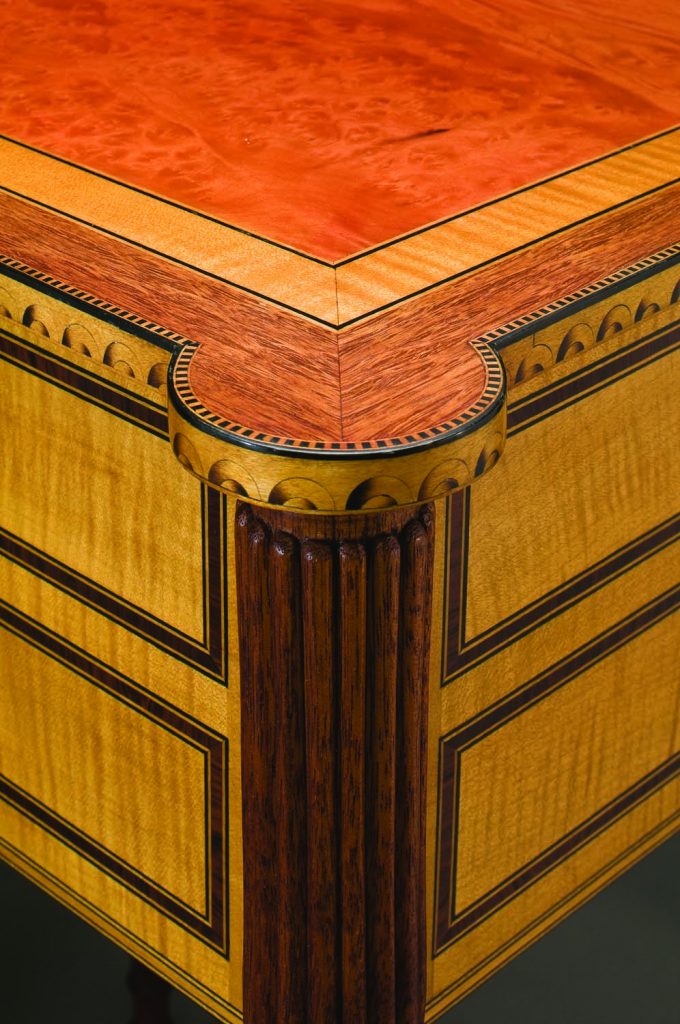 Tilt Panel Inlay Pattern Inlay for Curves | Popular Woodworking