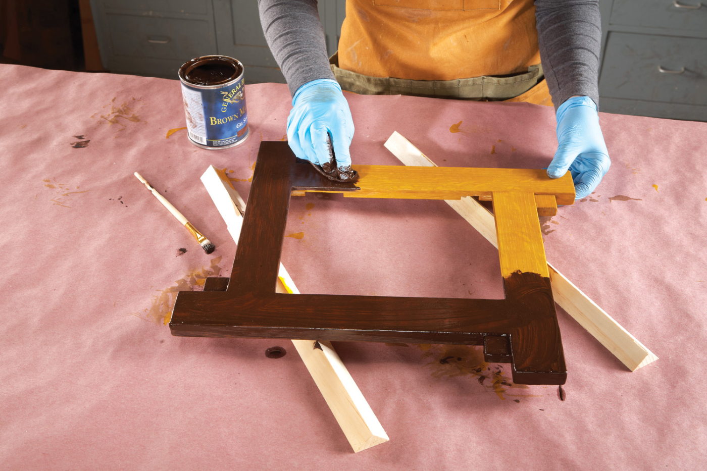 Arts & Crafts Oak Finish