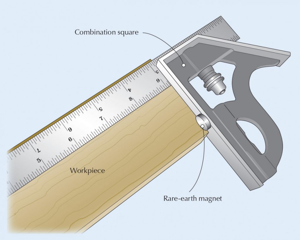 ‘Attractive’ Rest for a Combination Square | Popular Woodworking