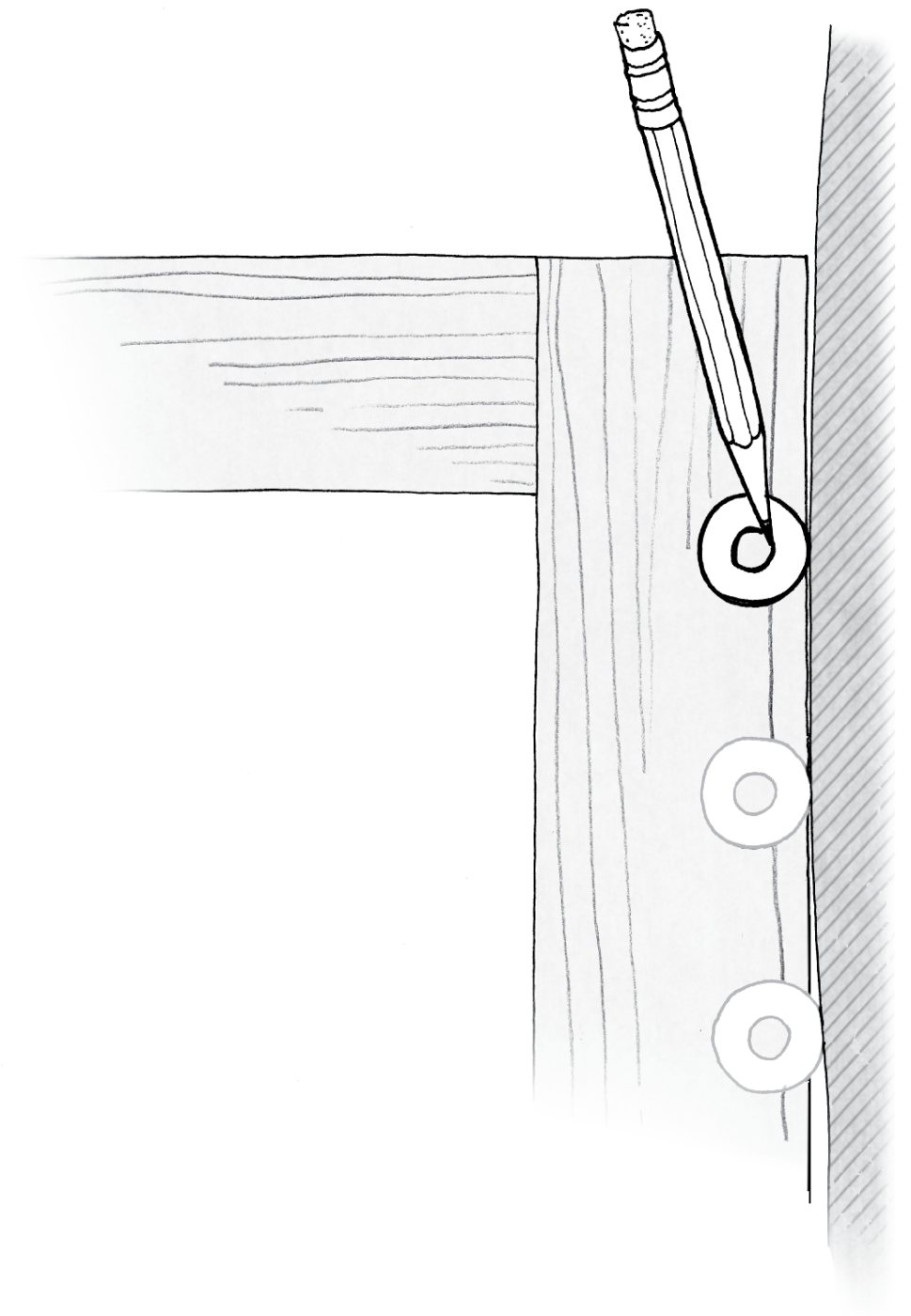 Scribing with Washers