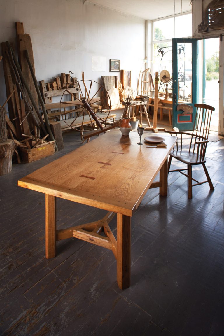 The Barnsley Hay Rake Table | Popular Woodworking