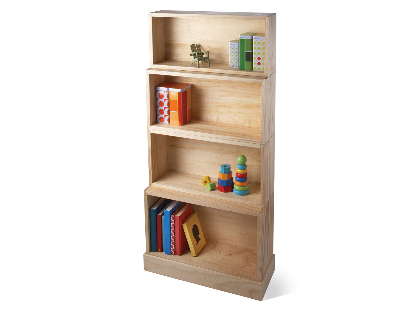 Stackable Book Boxes Stacking Bookcases | Popular Woodworking