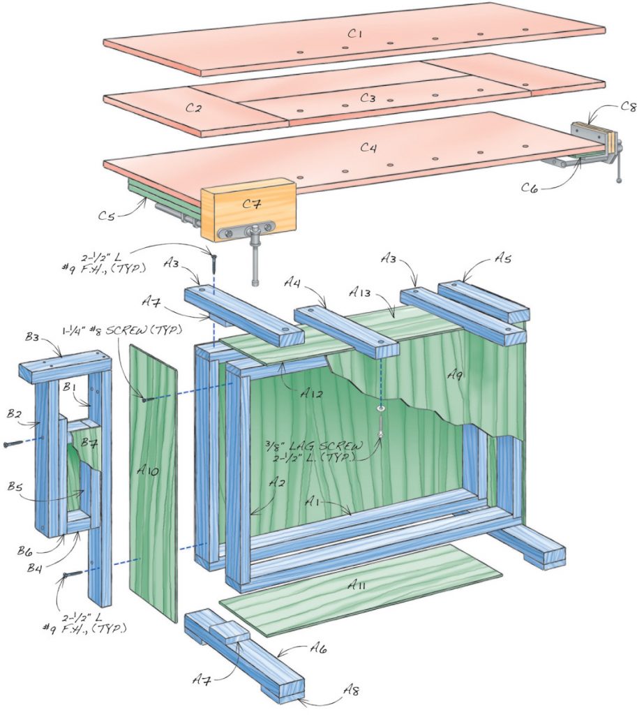 Box-Beam Bench | Popular Woodworking