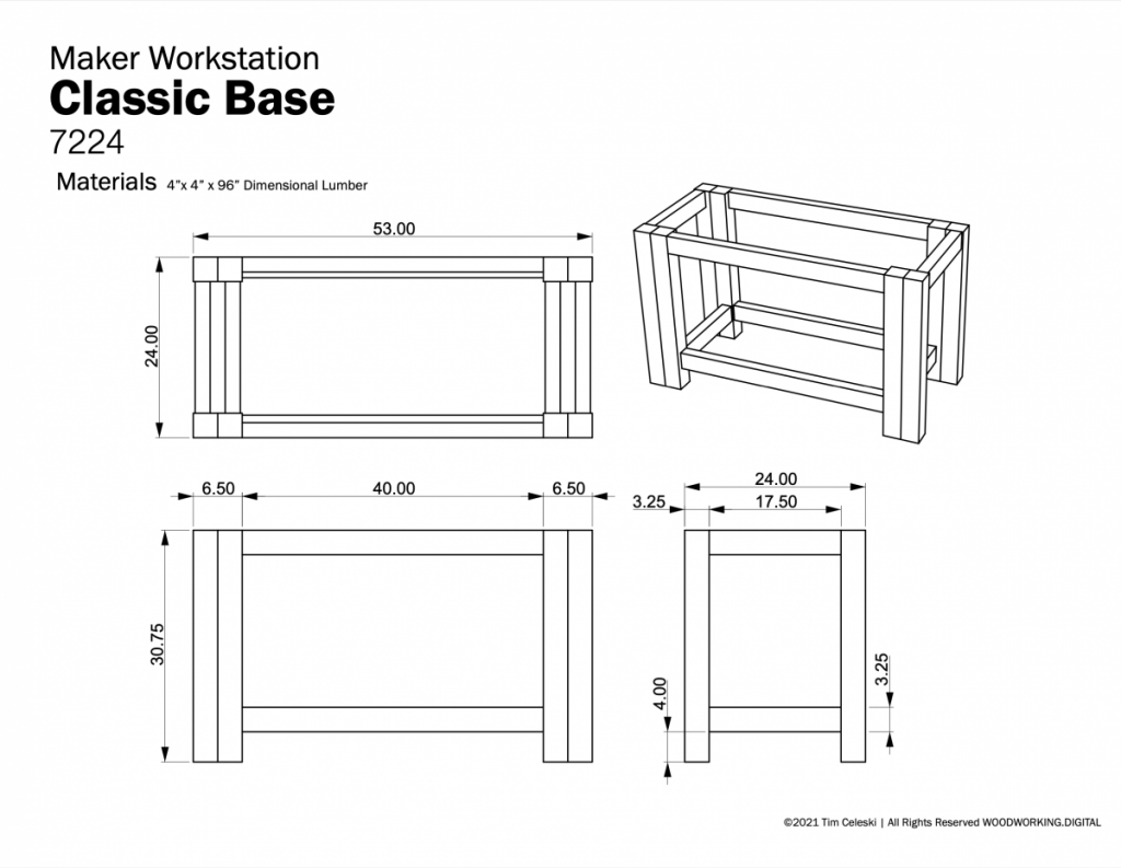 Workbench Base Design Building the Maker Workstation Base | Popular Woodworking