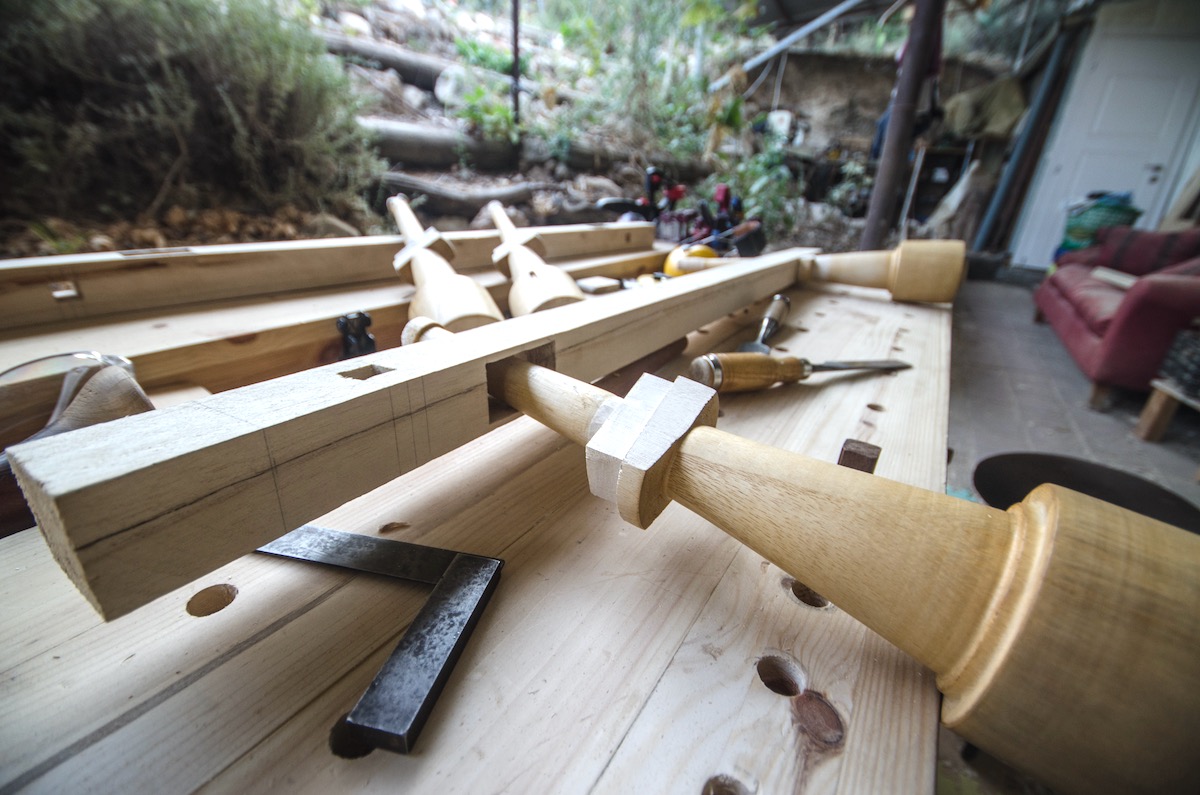 Dan Dragon's Torii Table Part 3: Legs, Stretchers and Panels.