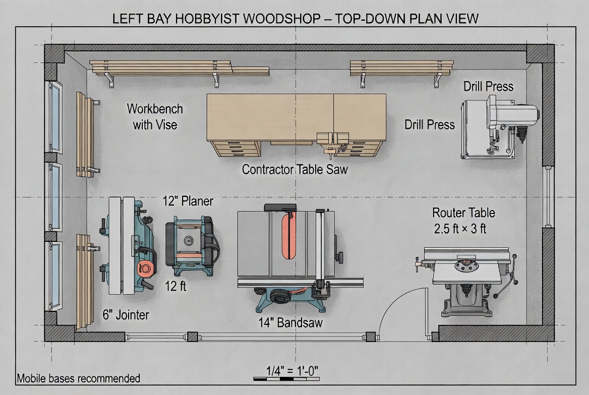 Woodworking Shop Floor Plans View The Photo Gallery