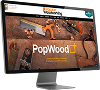 Screen with PopWood+ displayed